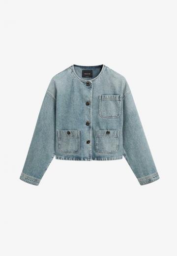 Джинсовая жилетка