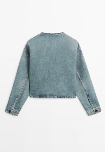 Джинсовая жилетка