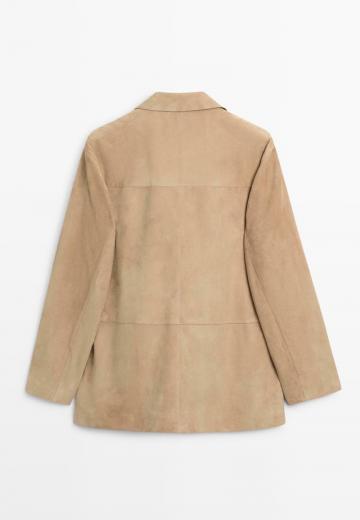 Кожаное пальто