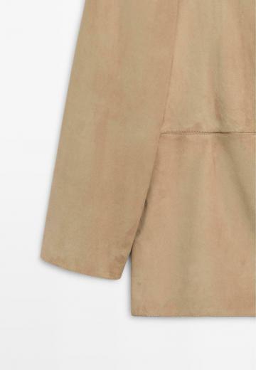 Кожаное пальто