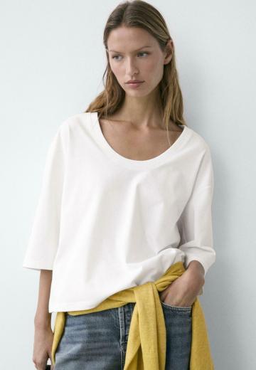 Майка с рукавом три четверти