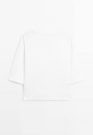 Майка с рукавом три четверти