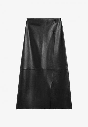 Кожаная юбка