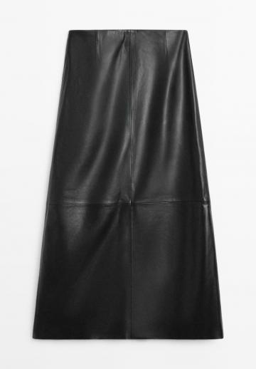Кожаная юбка