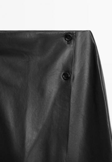 Кожаная юбка