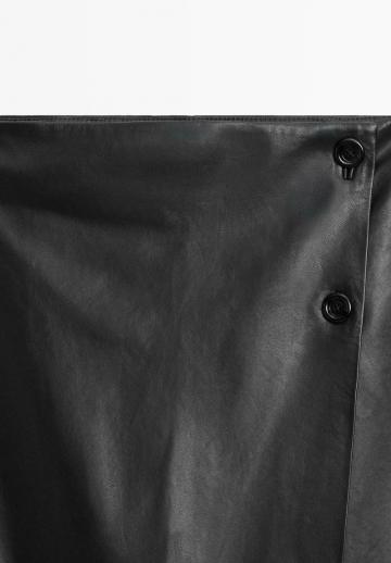 Кожаная юбка