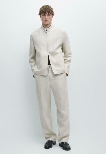 Льняные брюки