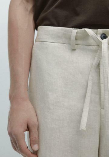 Льняные брюки