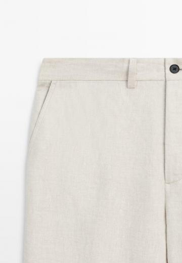 Льняные брюки