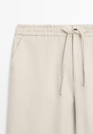 Льняные брюки