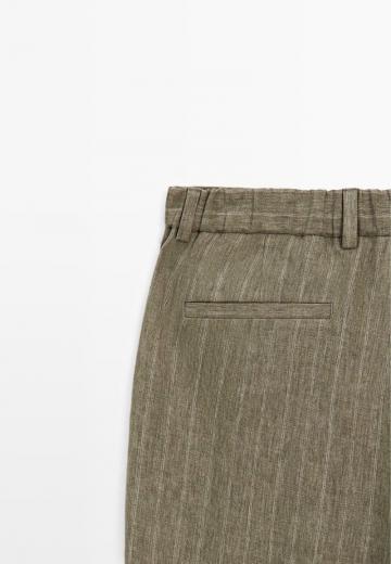 Льняные брюки