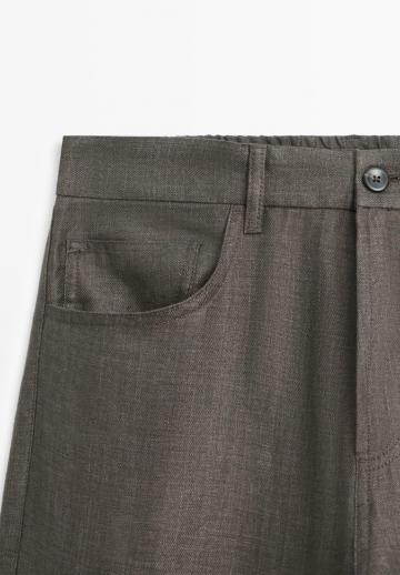 Льняные брюки