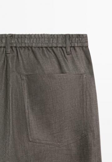 Льняные брюки