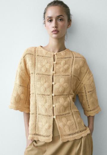 Вязаная кофта