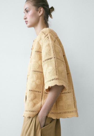 Вязаная кофта
