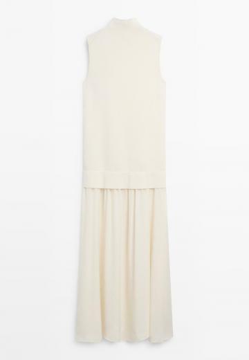 Вязаное платье