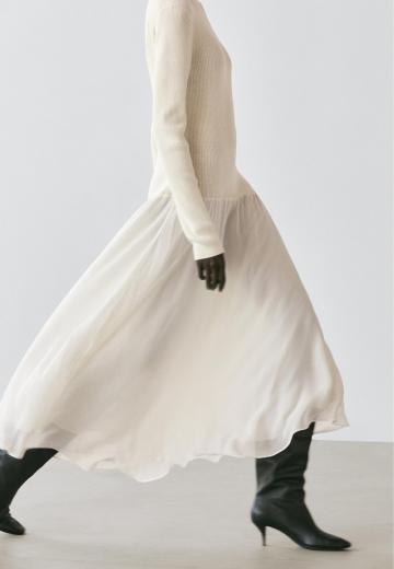 Вязаное платье