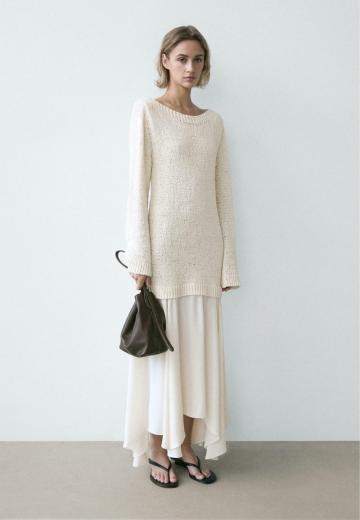 Вязаное платье