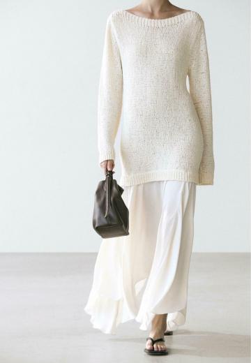 Вязаное платье