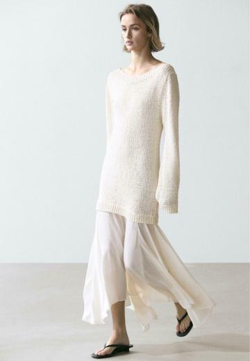 Вязаное платье