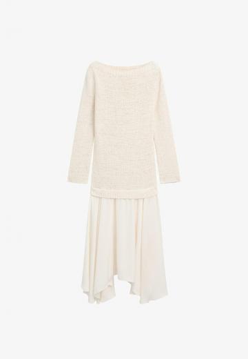 Вязаное платье