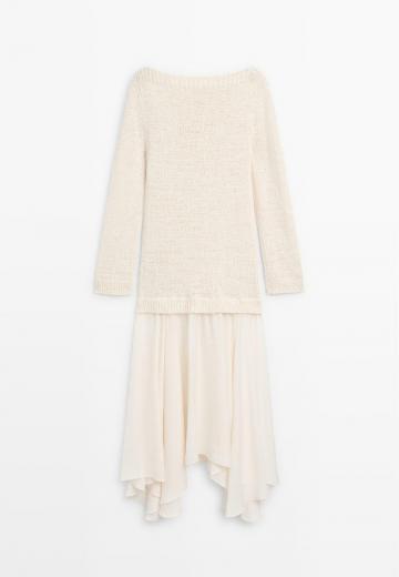 Вязаное платье