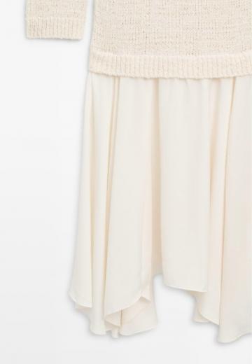 Вязаное платье