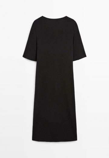 Вязаное платье