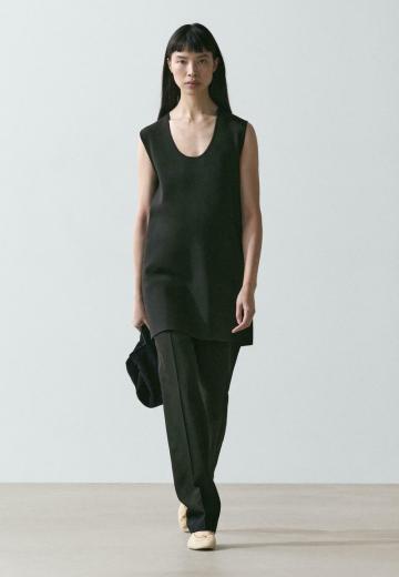 Вязаное платье