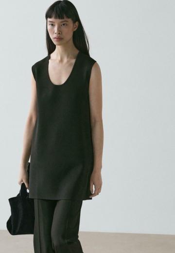 Вязаное платье