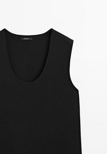 Вязаное платье