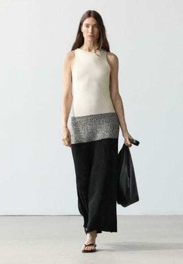 Вязаное платье