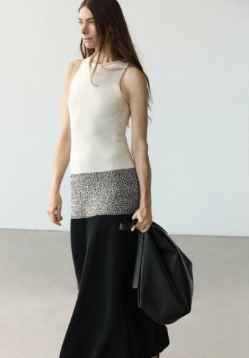 Вязаное платье