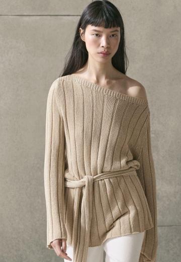 Длинный пуловер