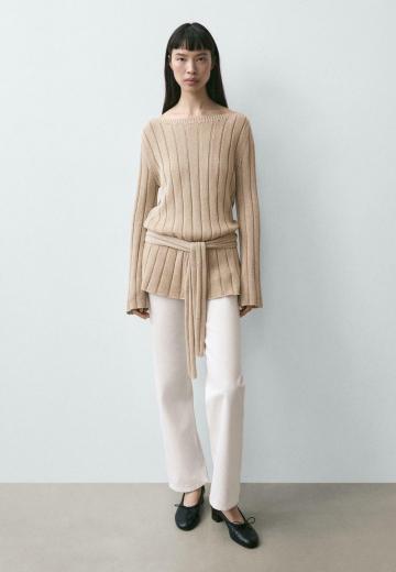 Длинный пуловер