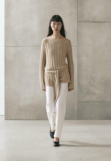 Длинный пуловер