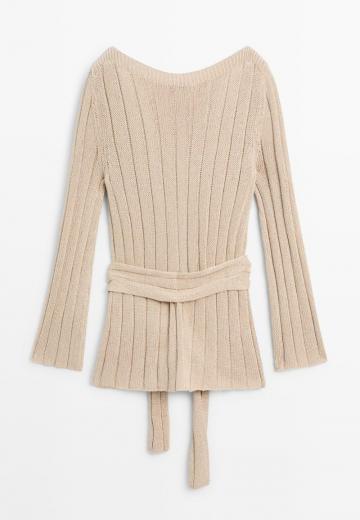 Длинный пуловер