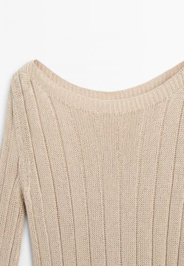 Длинный пуловер