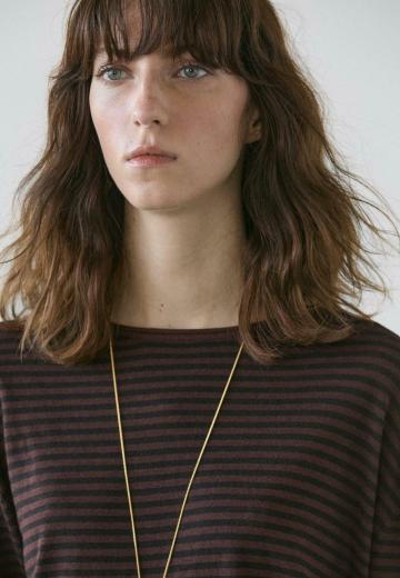 Пуловер в полоску