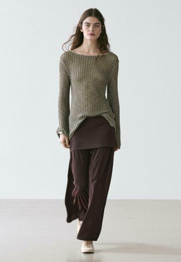 Длинный пуловер