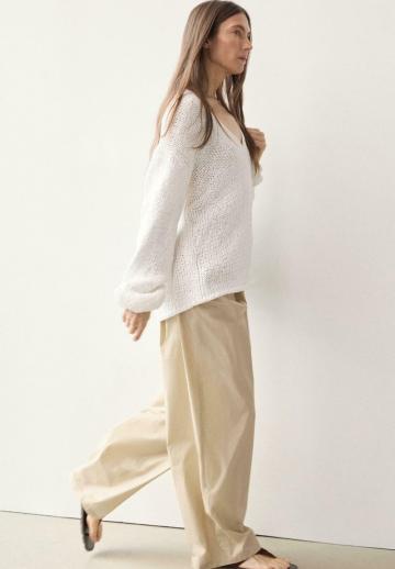 Длинный пуловер