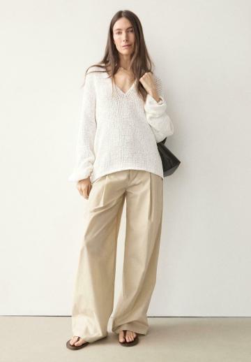 Длинный пуловер