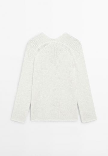 Длинный пуловер