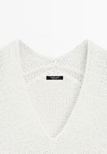 Длинный пуловер