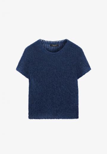 Пуловер с коротким рукавом