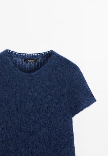 Пуловер с коротким рукавом