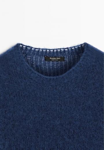 Пуловер с коротким рукавом