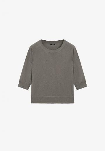 Пуловер с коротким рукавом