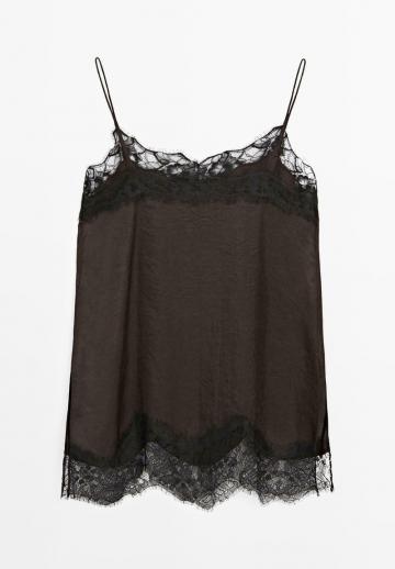 Топ на бретельках