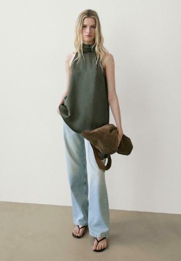 Длинный топ